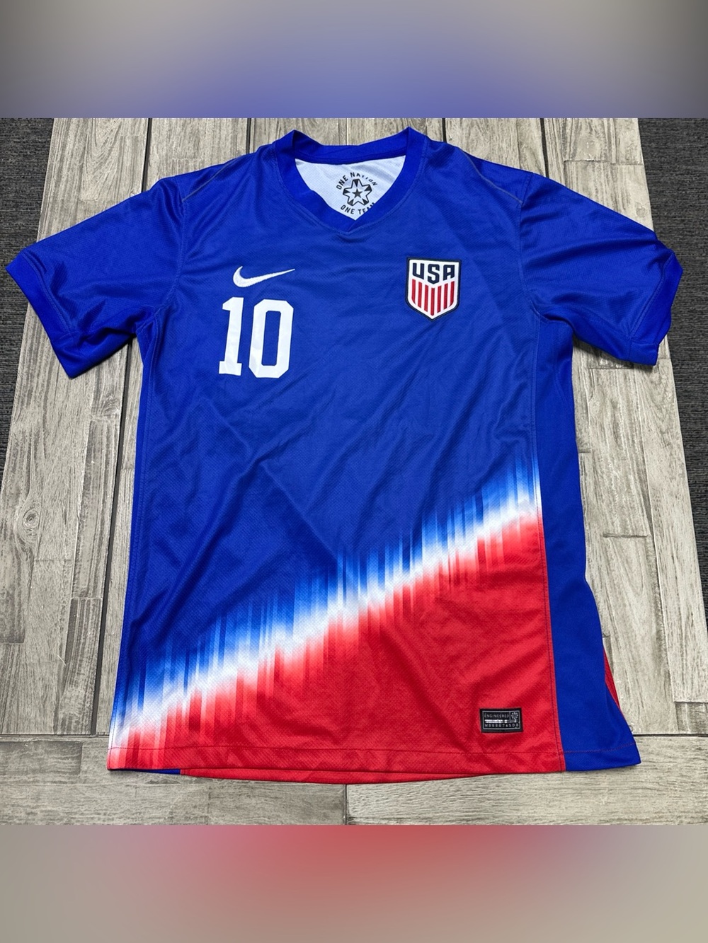 2024 USA Away Jersey #10 Pulisic Large Nike Soccer Copa America USMNT Kit